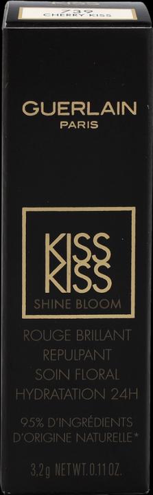 Actual product image Guerlain KissKiss Shine Bloom No 739 (739 Cherry Kiss)