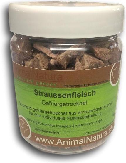 Image du produit AnimalNatura Viande d'autruche BARF lyophilisée (Adulte, 1 pcs, 1000 g)