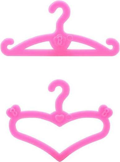 Immagine prodotto Hermex 20 pezzi gancio per bambola Barbie Appendiabiti rosa Accessori