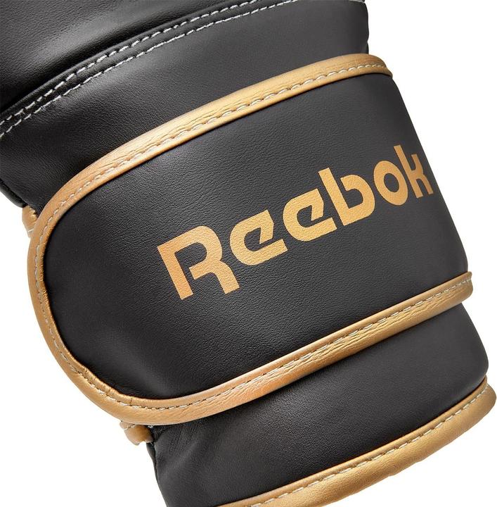 Actual product image Reebok Boxing Gloves 14oz Gold/Black (14 OZ)