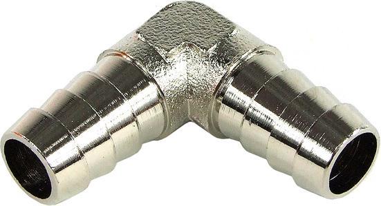 Immagine prodotto Aquatuning Connettore per tubo flessibile a 90° da 10 mm (3/8') in ottone nichelato