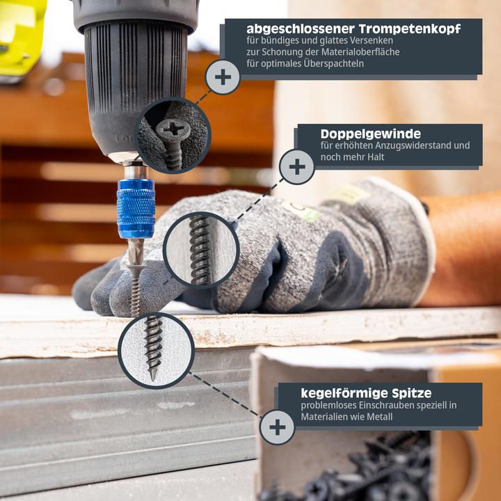Produktbild Helpmate Schnellbauschraube (300 Schrauben pro Stück)