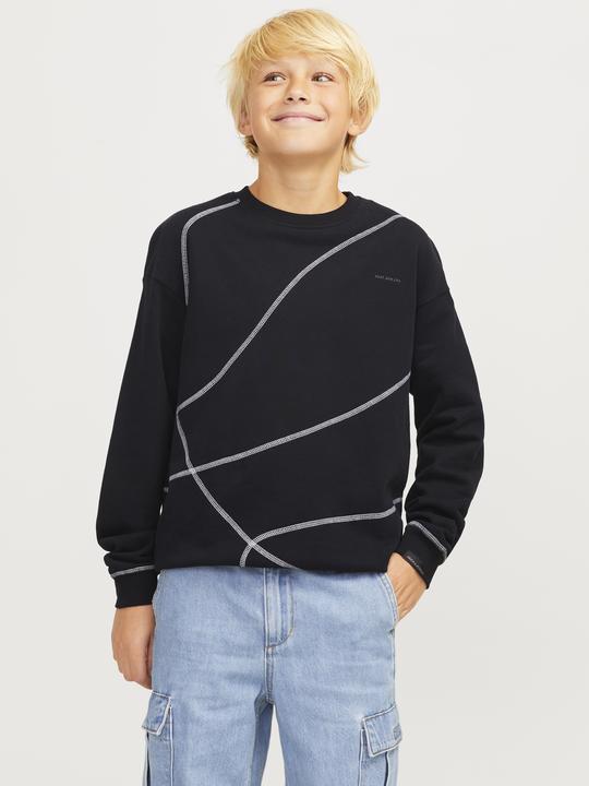 Actual product image Jack & Jones Jconxtgen Contrast Vol Sweat Crew Jnr (140)
