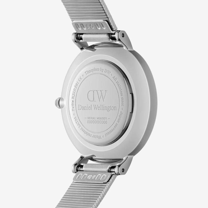 Produktbild Daniel Wellington Classic Petite Lumine Pressed Piano Silver White (Analoguhr, 28 mm)