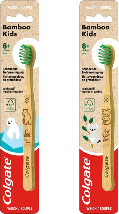 Immagine prodotto Colgate Bamboo Kids Orso / Koala 6+ anni Morbido (Morbido, 1 x)