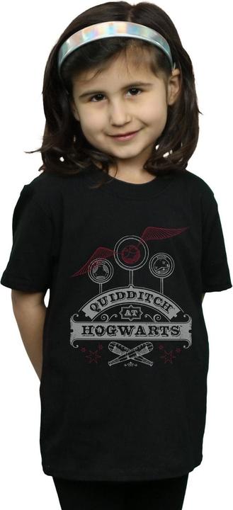 Immagine prodotto Quidditch At Hogwarts Maglietta Ragazze (140, 146)