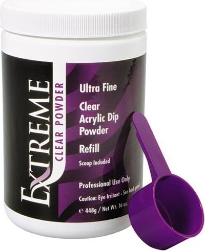 You Nails Extreme Powder Glaze (Kunstnägel, Transparent)