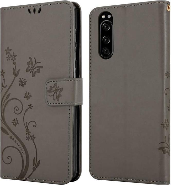 Produktbild Cadorabo Flower Book Cover (Sony Xperia 5)