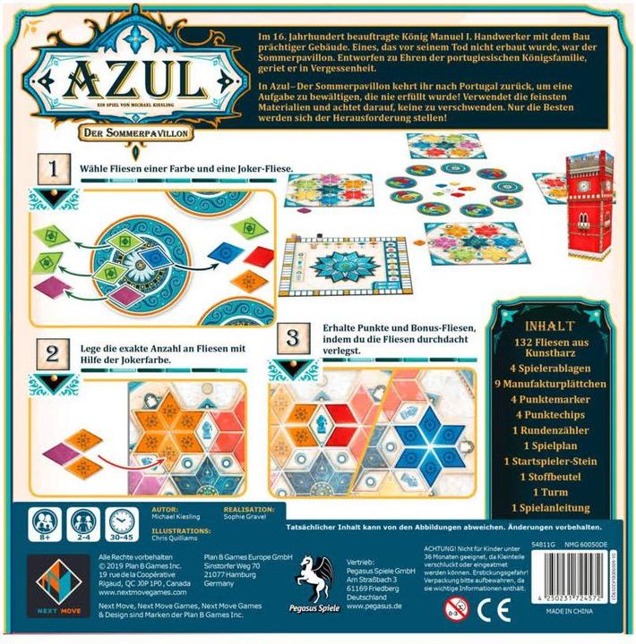 Image du produit Next Move Azul : Pavillon d'été (Allemand)