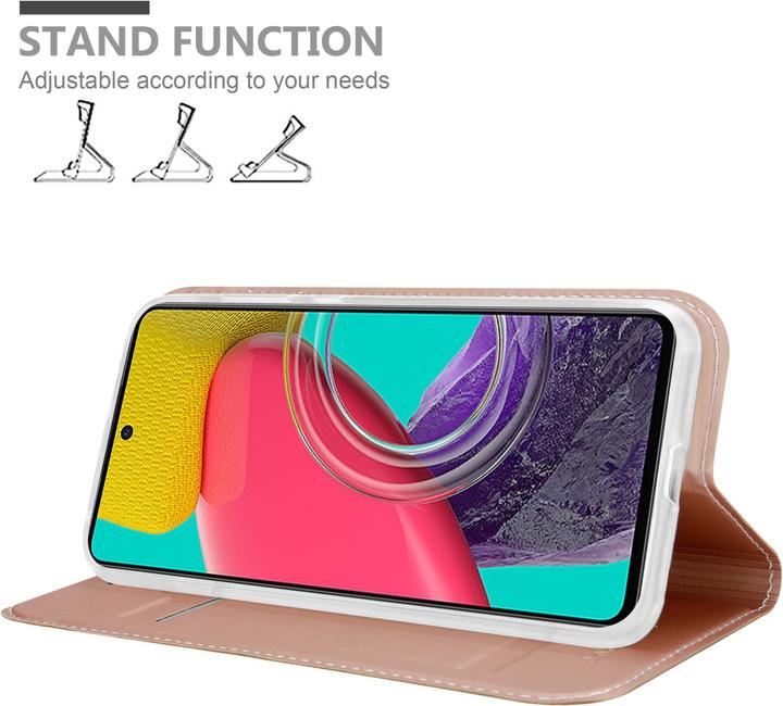 Actual product image Cadorabo Classy Book Case for Samsung Galaxy M53 5G (Samsung Galaxy M53 5G)