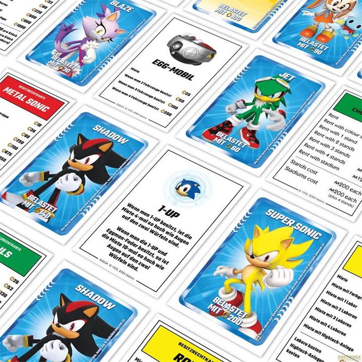 Immagine prodotto Winning Moves Monopoly gioco da tavolo Sonic the Hedgehog *versione tedesca* (Tedesco)