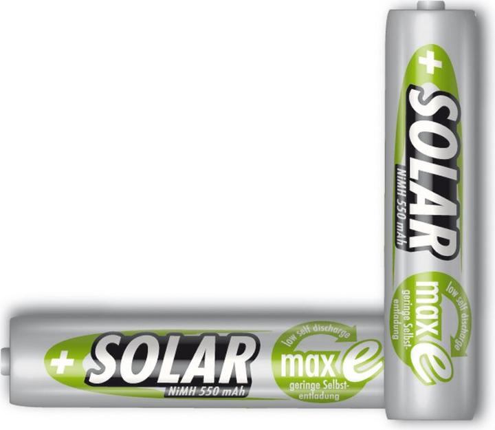 Actual product image Ansmann NiMH HR03 Sol (2 pcs., AAA, 550 mAh, Battery + charger)