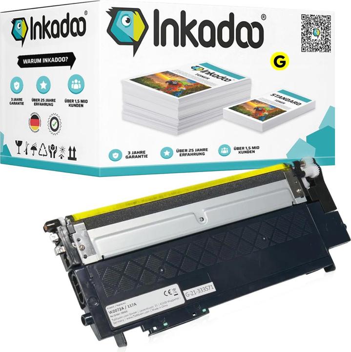 Actual product image Inkadoo Compatible toner for HP Colour Laser MFP 170 Series (Y)