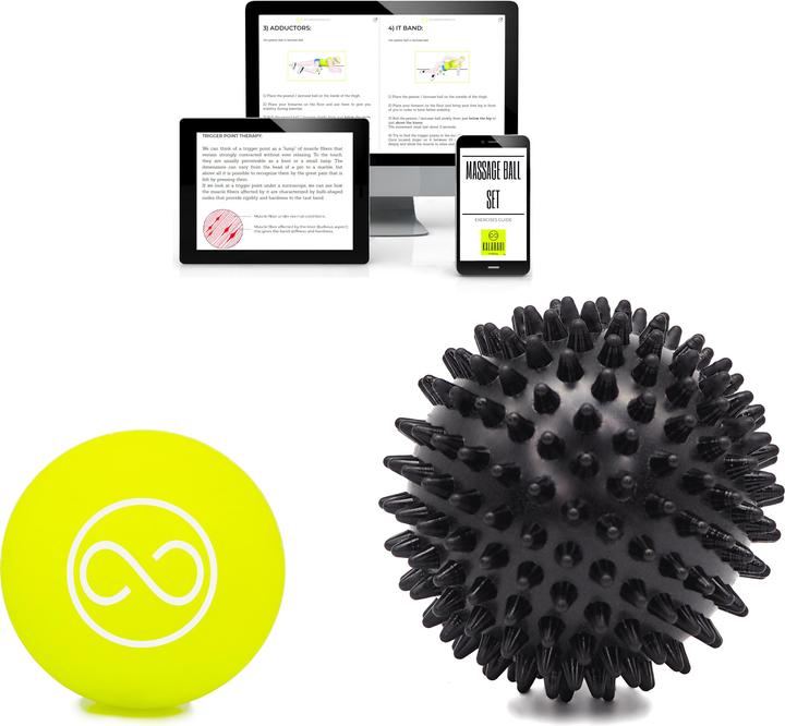 Image du produit Kalahari 4 Wellness Balles de Massage Musculaire, balle à Picots et Lacrosse