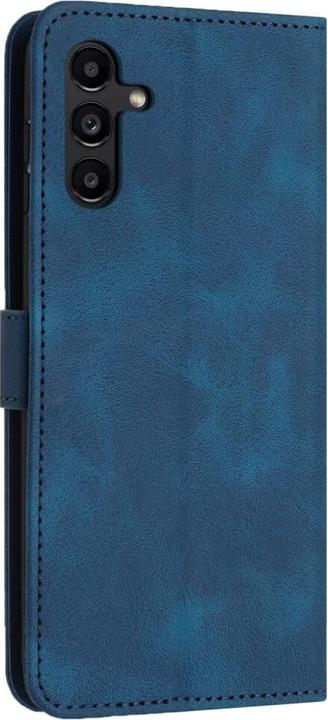 Actual product image Cover-Discount Galaxy A55 - Suede look case in vintage design (Samsung Galaxy A55)
