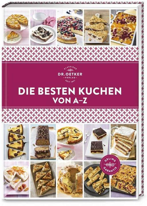 Produktbild Dr. Oetker Die besten Kuchen von A–Z (Deutsch, 2020)