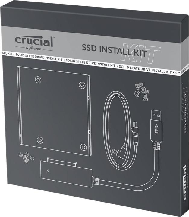 Actual product image Crucial SSD Installation Kit