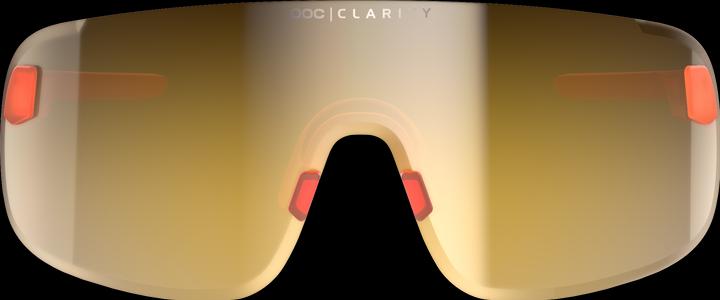 Actual product image Poc Elicit (Fluorescent Orange Translucent, Violet Gold Mirror, Fluorescent Orange Translucent)