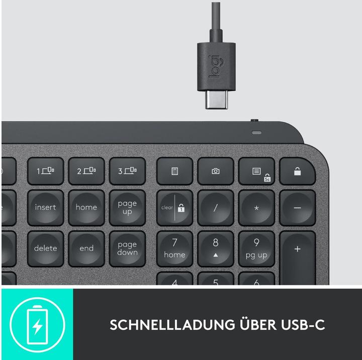 Produktbild Logitech MX Keys Business (CH, Kabellos)