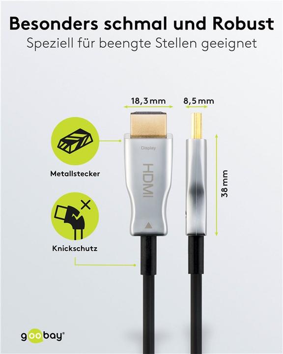 Productafbeelding Goobay HDMI (Type A) - HDMI (Type A) (10 m, HDMI)