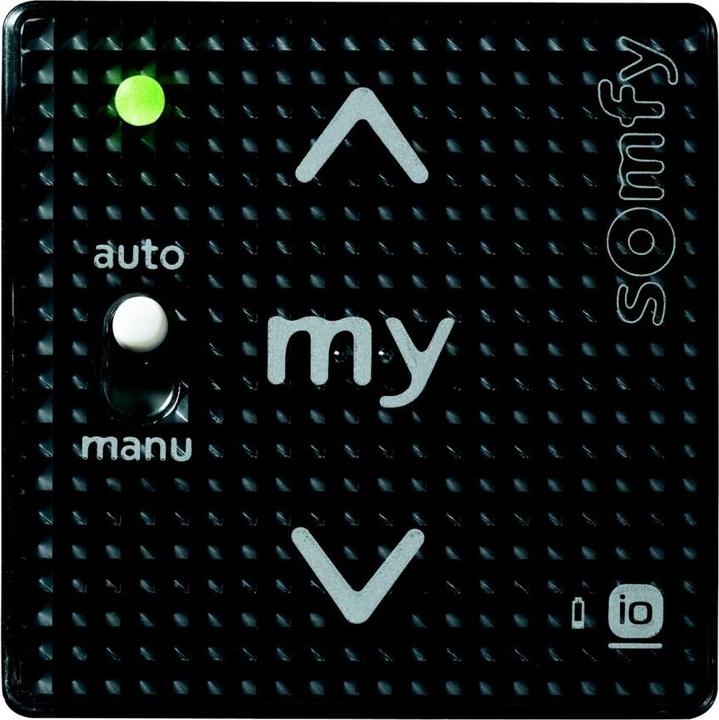 Produktbild somfy 1811102 Funkwandsender Smoove A/M IN io Black Shine 1-Kanal (Handsender)