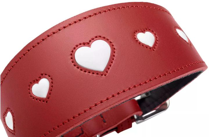 Image du produit Hunter Collier Lévrier Love 52/M, rouge/noir (M, Chien, Général)
