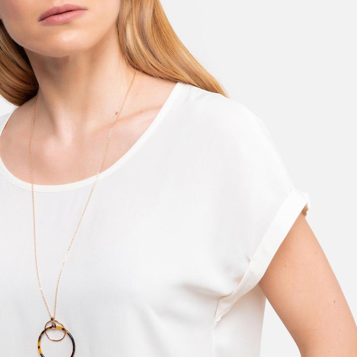 Actual product image Anne Weyburn Tunic shirt with round neckline (46)