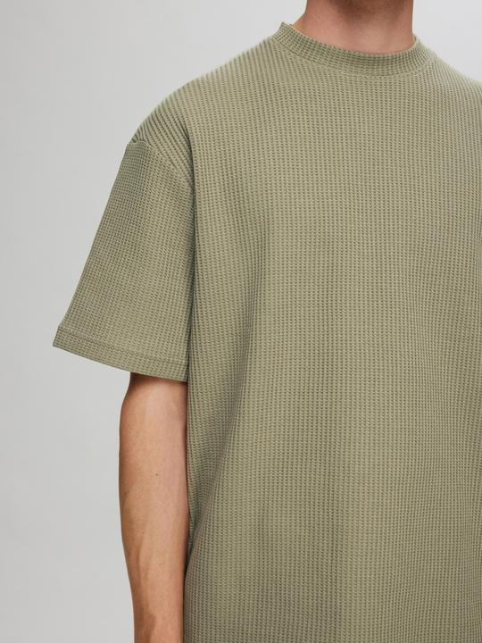 Immagine prodotto Selected Homme Relaxed Fit Waffelmuster T-Shirt (XL)