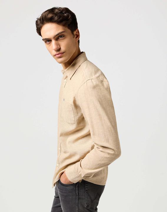 Actual product image Wrangler Leinenhemd 1 Pkt Shirt (XL)