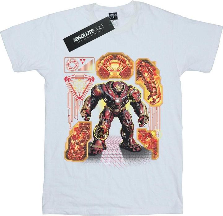 Image du produit - T-shirt AVENGERS INFINITY WAR HULKBUSTER BLUEPRINT - Garçon (152, 158)