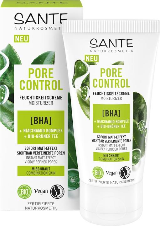Sante Feuchtigkeitscr. Pore Control BHA (50 ml, 24h Creme)