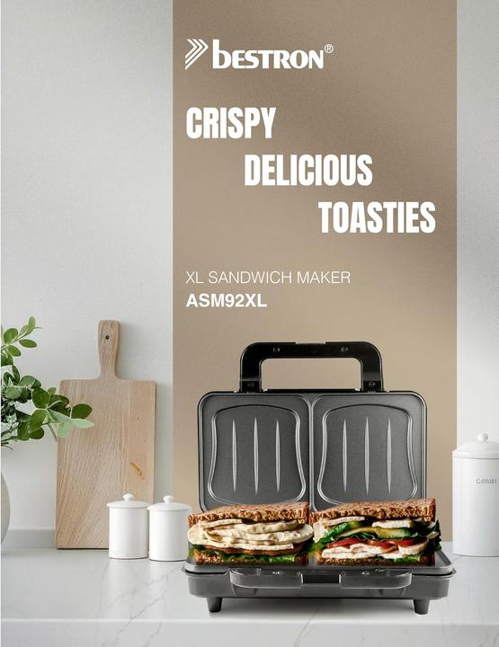 Produktbild Bestron XL Sandwichmaker ASM92XL