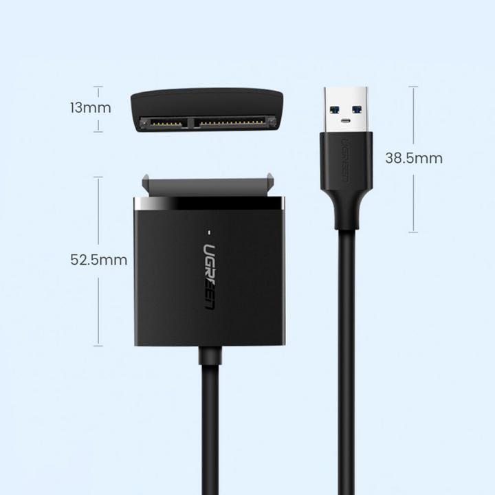 Actual product image Ugreen USB 3.0 to SATA Converter Adapter 2.5" SATA SSD HDD to USB 3.0