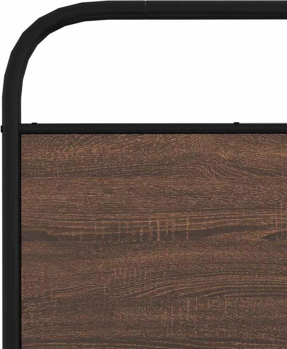 Produktbild VidaXL Bettgestell ohne Matratze 100x190 cm Braun Eichen-Optik (100 x 190 cm)