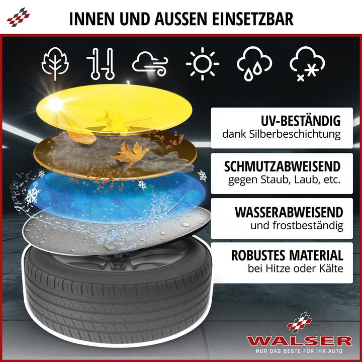 Image du produit Walser Jeu de 2 sacs de rangement pour pneus de taille XL, housse de protection robuste et imperméable