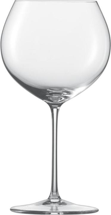 Actual product image Zwiesel GLASS Series ENOTECA Burgundy glass 2 pieces capacity 750 ml red wine (75 cl, 2 Glasses, Red wine glasses)