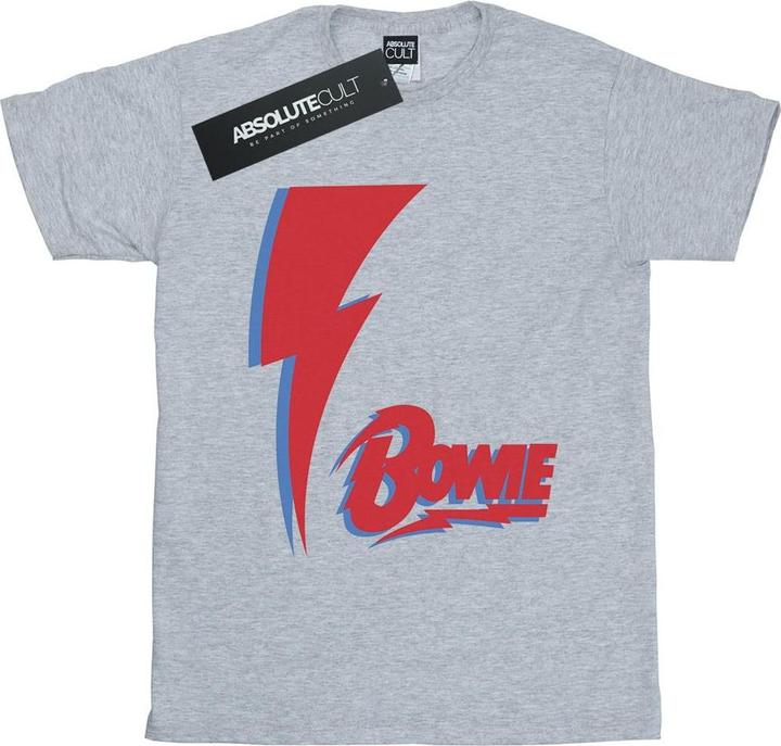 Immagine prodotto David Bowie Red Bolt Maglietta Ragazze (128)