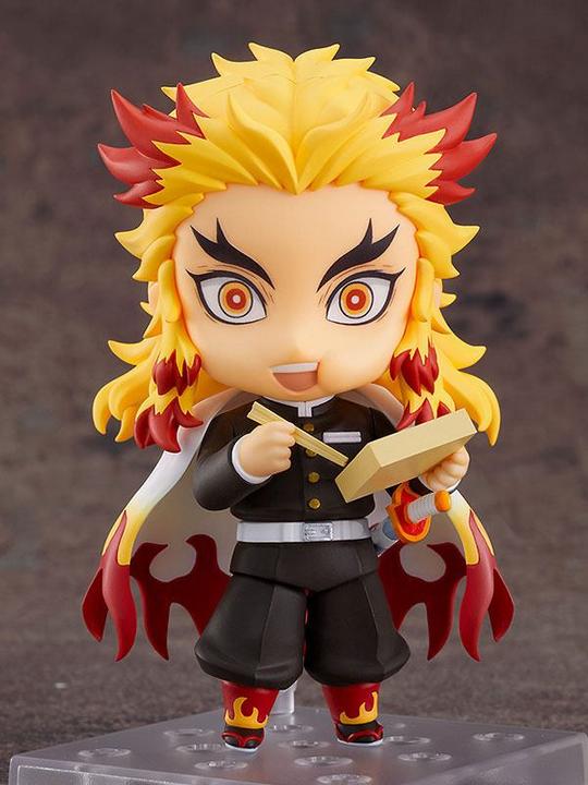 Actual product image Good Smile Company Demon Slayer Nendoroid Kimetsu no Yaiba : Kyojuro Rengoku