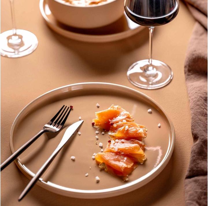 Actual product image Leonardo Roma dinner plate 6 pieces, orange (6 x, 27 cm)