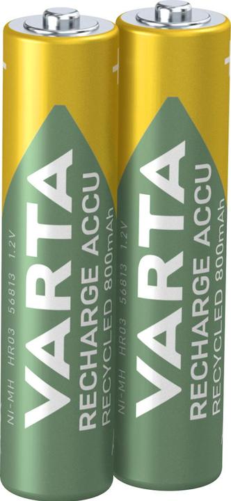 Immagine prodotto Varta Recharge Accu Recycled (2 pz., AAA, 800 mAh)