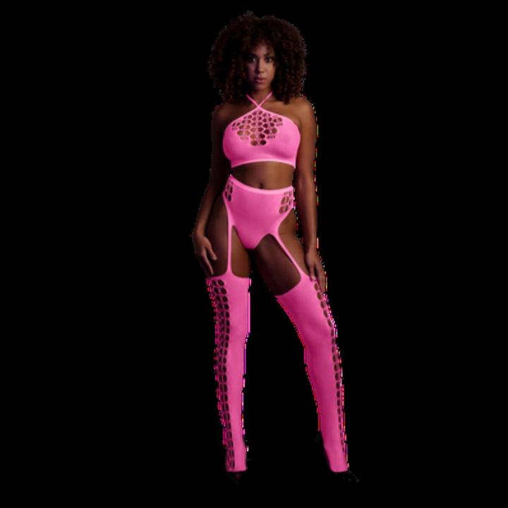 Produktbild Ouch! Two Piece with Crop Top and Stockings (One Size)