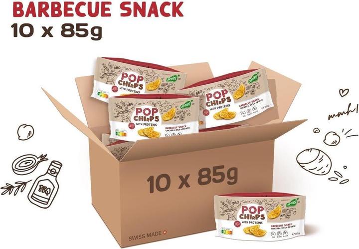 Image du produit Chirpies POP Chirps BBQ Snack de pois chiches Box (850 g)