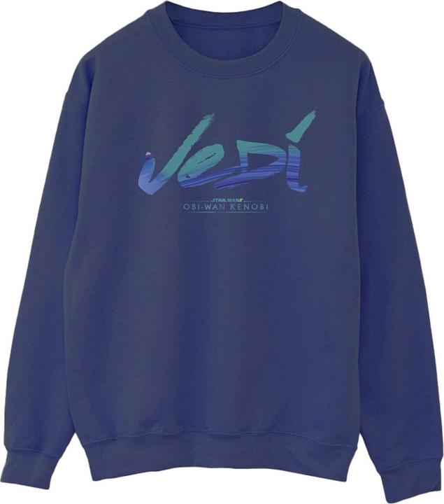 Star Wars ObiWan Kenobi Jedi Painted Font Sweatshirt (L)