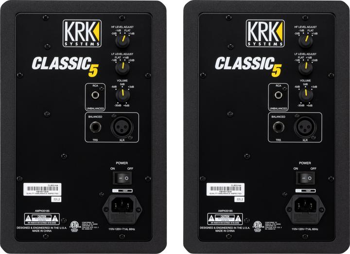 Immagine prodotto KRK Classic 5 Studio Monitor (Attivo, Coppia, 1x 100 W)