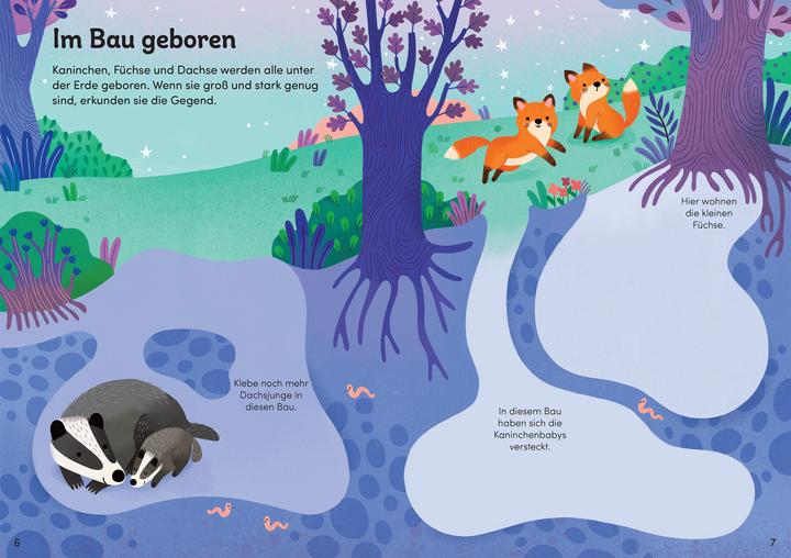 Actual product image Mein Immer-wieder-Stickerbuch: Tierkind