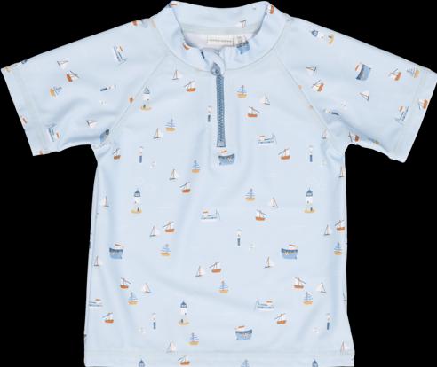 Produktbild Little Dutch Schwimm T-Shirt kurzärmlig Sailors Bay Blue - 62/68 (62)