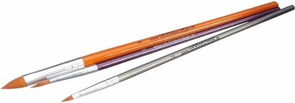 Image du produit Magni 955512 - Set de pinceaux professionnels, pinceau rond taille 3, pinceau langue de chat taille 2 et 8