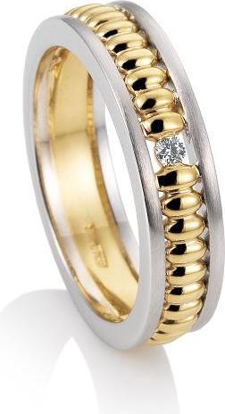 Produktbild Breuning RING - BRILL. 0,03 Ct. H/si (49, 750/18 K Gold)