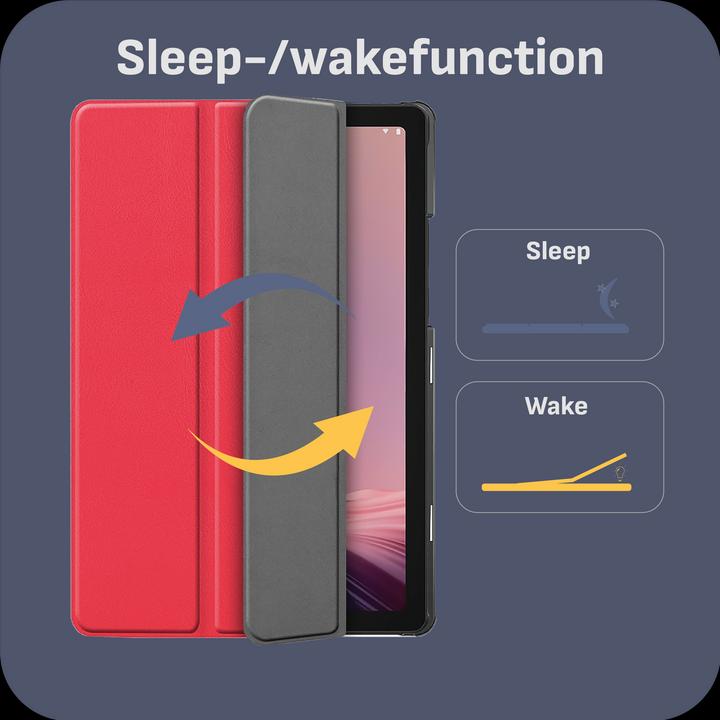 Actual product image Cazy Premium Smart Case Compatible with Lenovo Tab M9 - Protective Case Cover - Auto Sleep/Wake Up (Lenovo Tab M9)