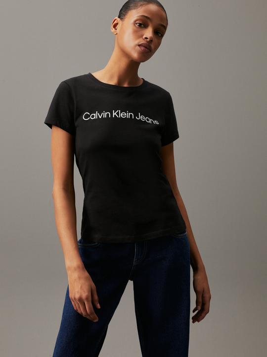 Actual product image Calvin Klein Jeans Core Instit Logo Slim Fit Tee (S)
